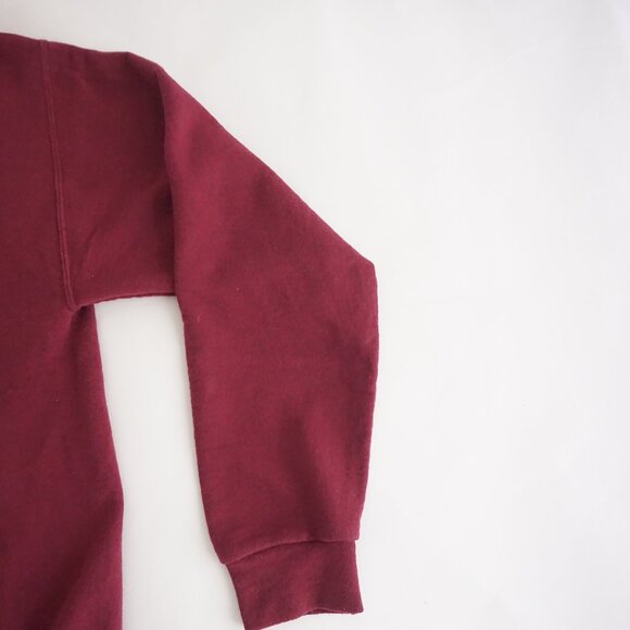 Vintage Niagara Falls Hoodie Maroon Graphic USA Souvenir 90s Travel Sweatshirt M - Picture 4 of 10